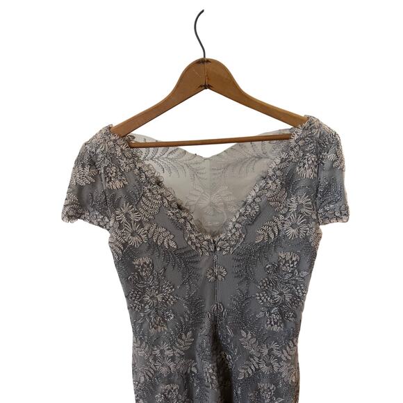 TADASHI‎ SHOJI SS EMBROIDERY LACE DRESS SIZE 8 - Picture 3 of 10